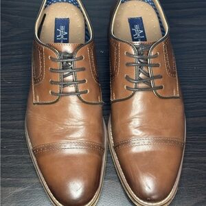 Ashford Hayes Men’s Dress Shoes Size 8M Lace Up Casual Dress Wedding Shoes